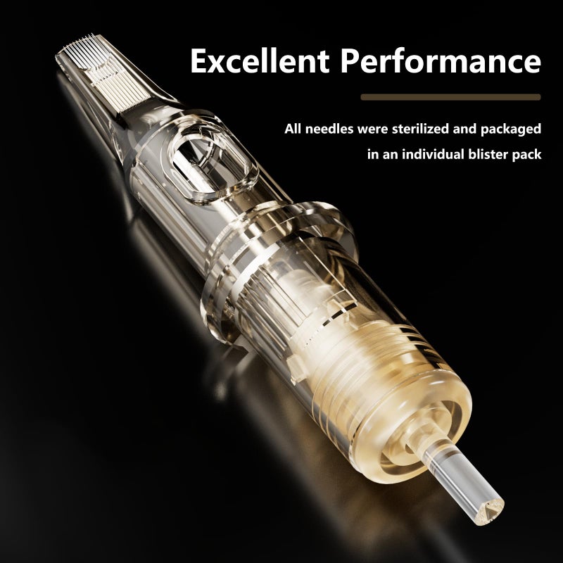 BIGWASP #12 Standard 15RM Tattoo Needle Cartridges 15 Curved Magnum 20Pcs (Generation 3) - Image 4